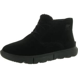 Sorel Black Suede Ankle Booties